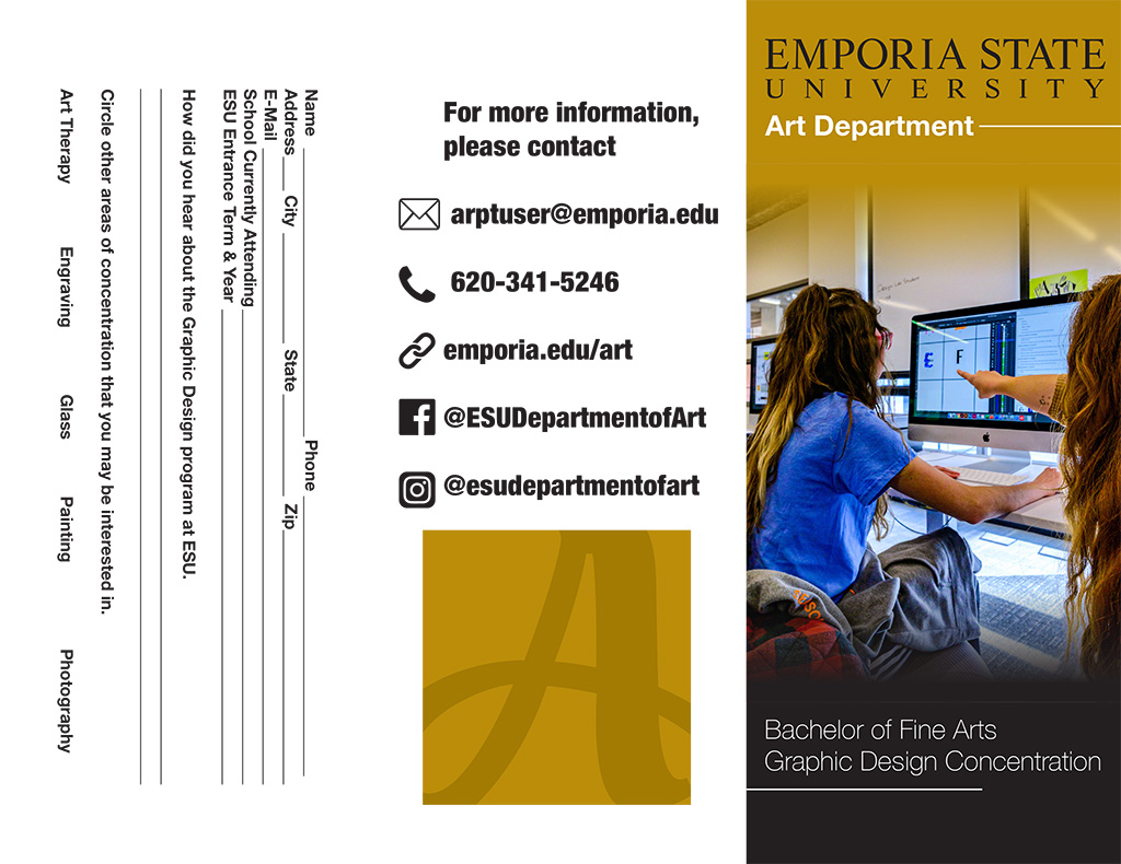 Graphic Design Brochure 2022- InDesign and Photoshop